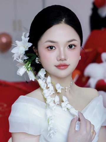 玲丽学员新娘妆作品